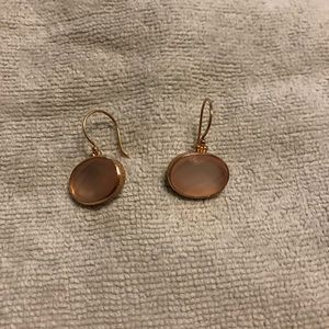 Swarovski pale pink earrings